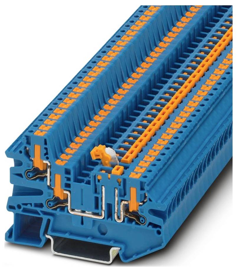 Phoenix Contact 1079067 Morsetto con sezionatore a coltello morsetto Push-In Blu 50 pz.