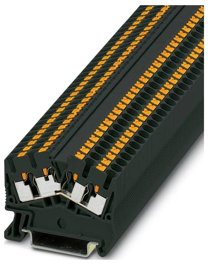 Phoenix Contact 1094477 Morsetto passante Collegamento a molla push-in Nero 50 pz.-0