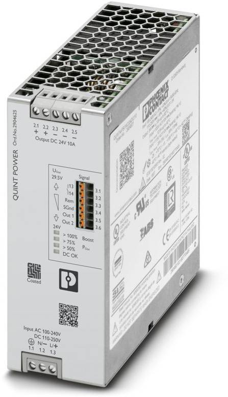 Phoenix Contact 2904625 Alimentazione elettrica 24 V/DC 10 A 274 VA Contenuto 1 pz.-0