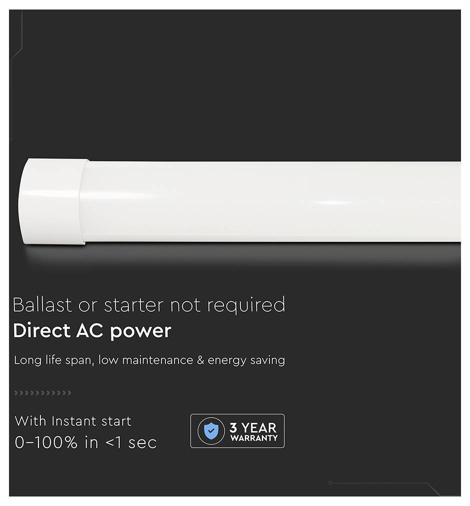 V-TAC SMD LED ERP: E (A - G) T8 10 W Bianco neutro 1 pz.-6