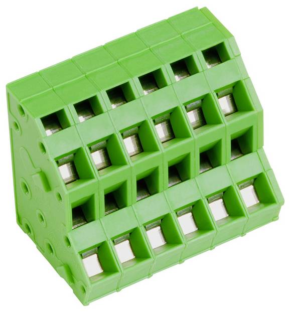 PTR Hartmann 53750070251D Morsetto per PCB 2.5 mm² Numero Poli (num) 7 Verde 1 pz. Pezzo
