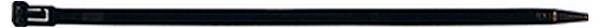 Intercable 183244 ICC61391 Fascetta per cavi 360 mm 7.5 mm Nero con linguetta di plastica, riutilizzabili, Stabilizzato ai raggi UV 1 pz.