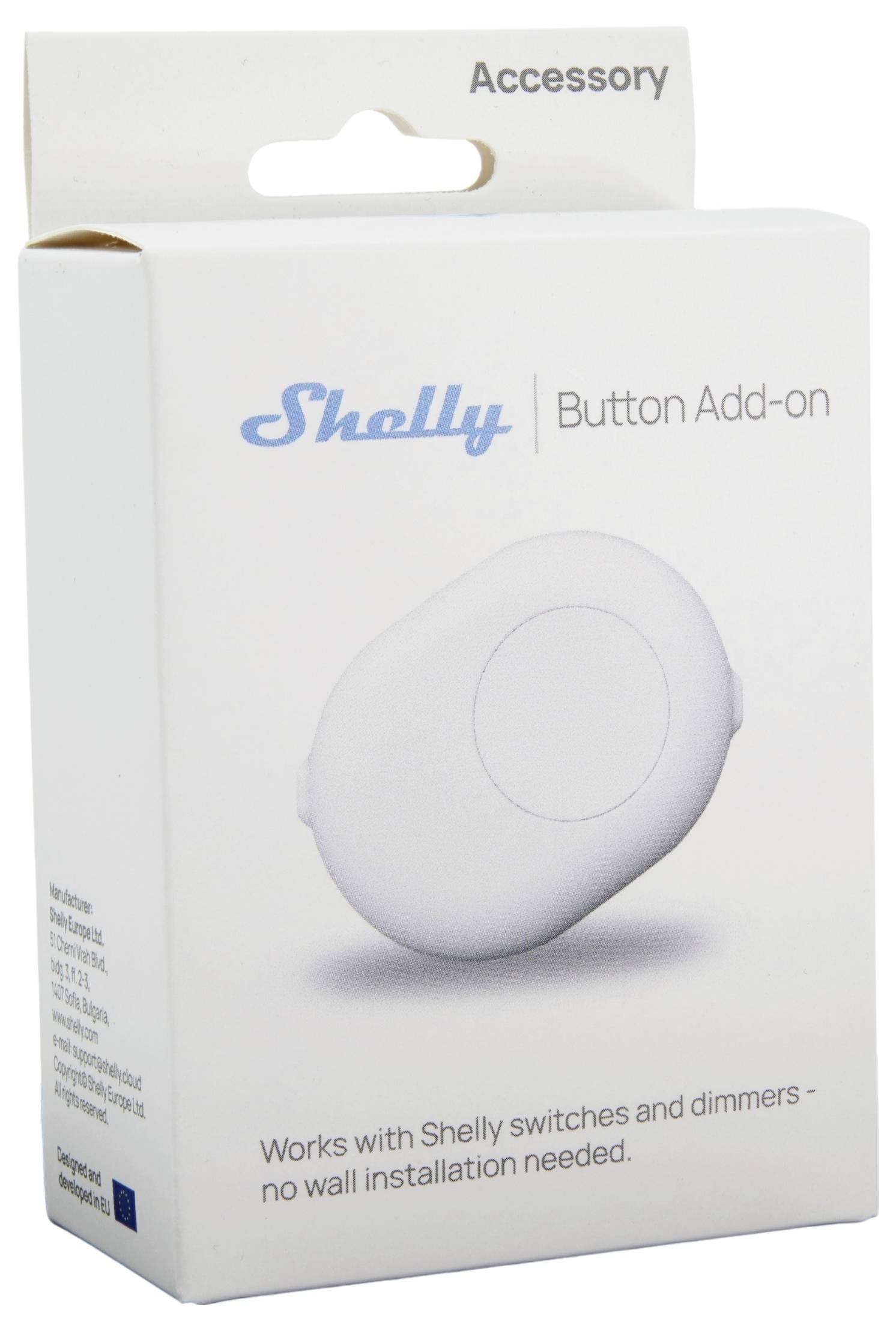Shelly Button Add-on weiß Shelly Modulo espansione Wi-Fi-7