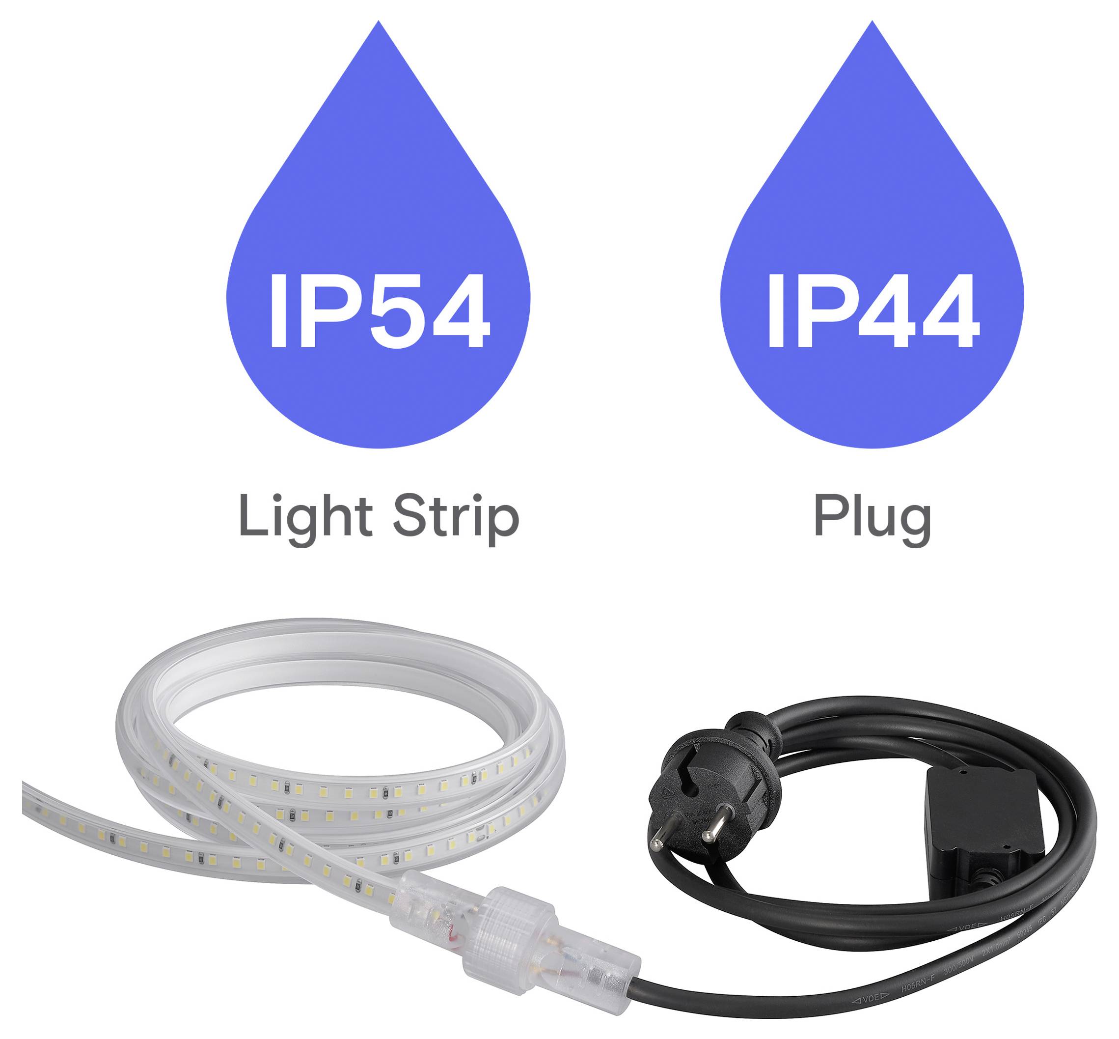 Sygonix SY-7189568 Striscia LED con spina 230 V/AC 50 m 1 pz.-8
