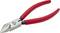 Tronchesi con manici rossi, tagliadiagonale, con lama in metallo affilato e impugnature in gomma, utilizzati per tagliare fili e cavi.
