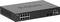 Switch di rete D-Link nero con 10 porte Ethernet, una porta console e due porte SFP sul pannello frontale, con indicatori LED visibili.