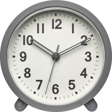 TFA Dostmann  60.1043.10  Quarzo  Sveglia  Grigio  Tempi di allarme 1    Movimento silenzioso (senza scatti)