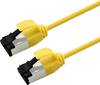Roline 21.15.3231 RJ45 Cavo di rete, cavo patch CAT 8.1 U/FTP 0.3 m Giallo 1 pz.