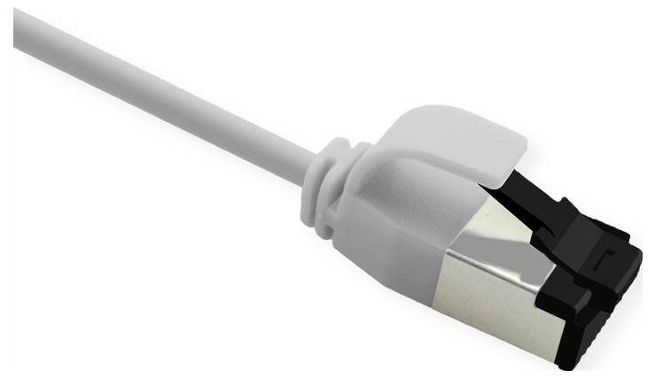 Roline 21.15.3274 RJ45 Cavo di rete, cavo patch CAT 8.1 U/FTP 1.5 m Bianco 1 pz.-2