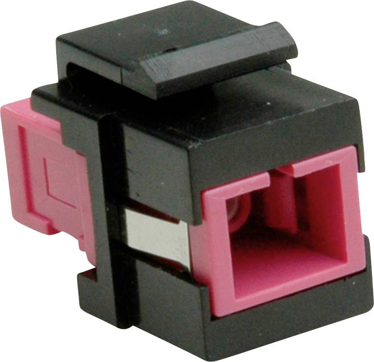Roline 21.17.0055 Adattatore fibra ottica Nero 1 pz.