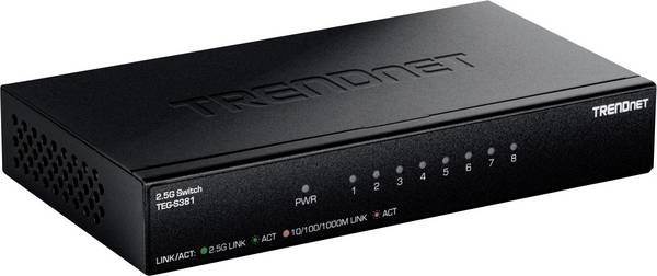 TrendNet TEG-S381 TEG-S381 Switch di rete RJ45 8 Porte 2.5 GBit/s