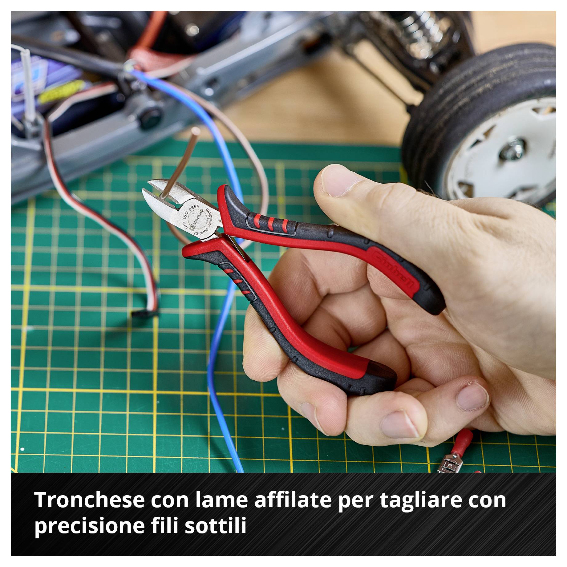 Einhell Elektronik Zangen-Set 8-tlg. Einleger Pad 370523 Inserto-4