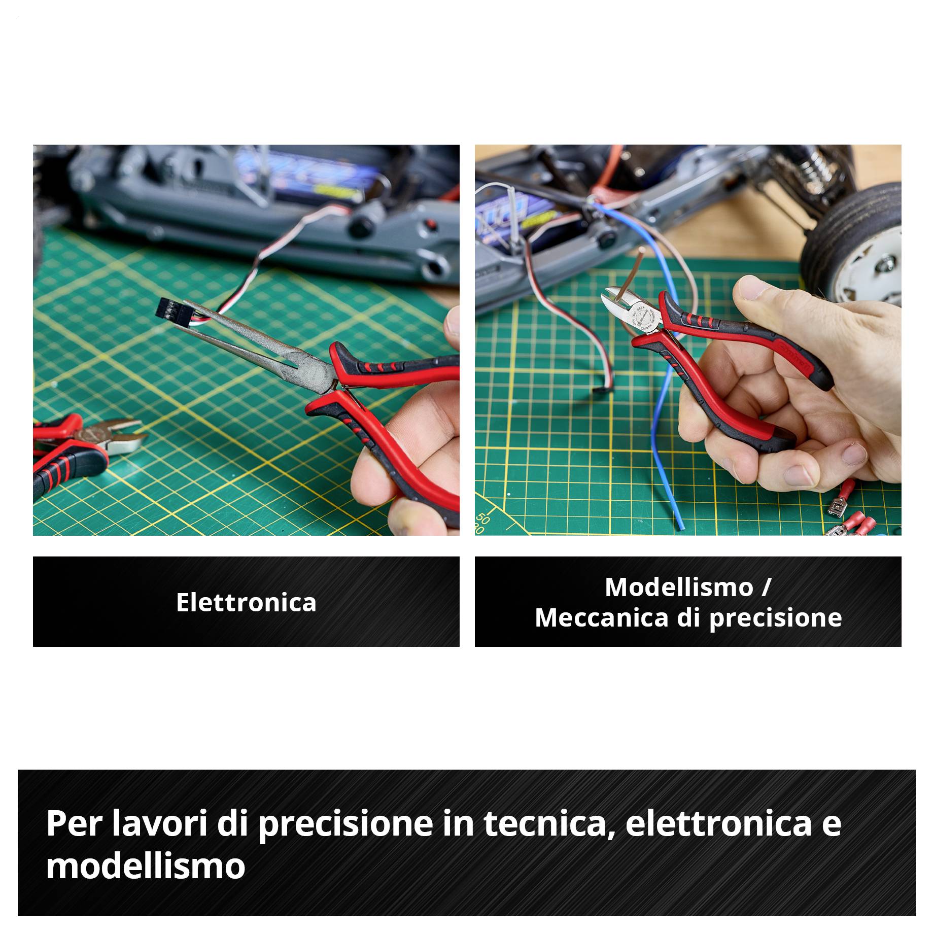 Einhell Elektronik Zangen-Set 8-tlg. Einleger Pad 370523 Inserto-8