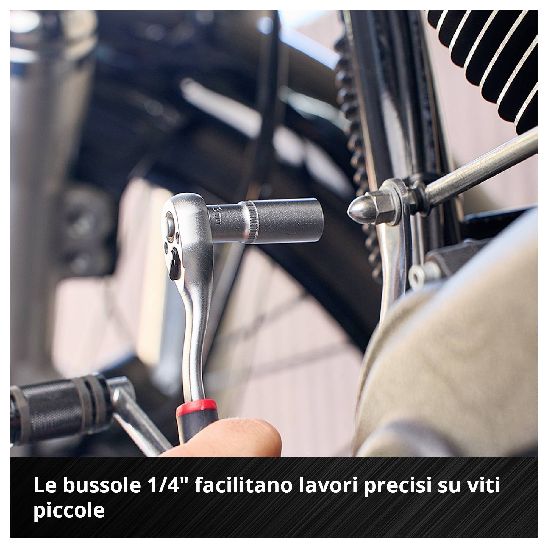 Einhell Stecknuss & Ratschen-Set 60-tlg. Einleger Pad 370520 Inserto 60 parti-5