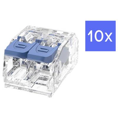 Degson DGBSC-SG01/4-02P (17-304ZH) Morsetto flessibile: 0.2-4 mm² rigido: 0.2-4 mm² Numero Poli (num): 2 10 pz. Blu-0