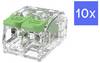 Degson DGBSC-SG01/4-02P (17-16ZH) Morsetto flessibile: 0.2-4 mm² rigido: 0.2-4 mm² Numero Poli (num): 2 10 pz. Verde Pezzo