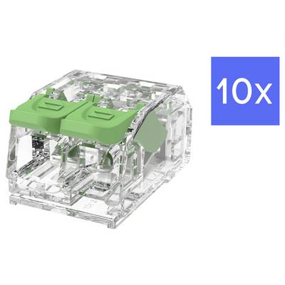 Degson DGBSC-SG01/4-02P (17-16ZH) Morsetto flessibile: 0.2-4 mm² rigido: 0.2-4 mm² Numero Poli (num): 2 10 pz. Verde Pez-0