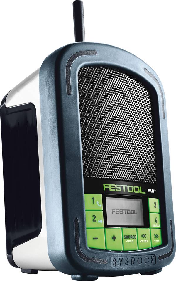 Festool BR 10 DAB+ Radio da cantiere FM, DAB+ AUX, Bluetooth, USB