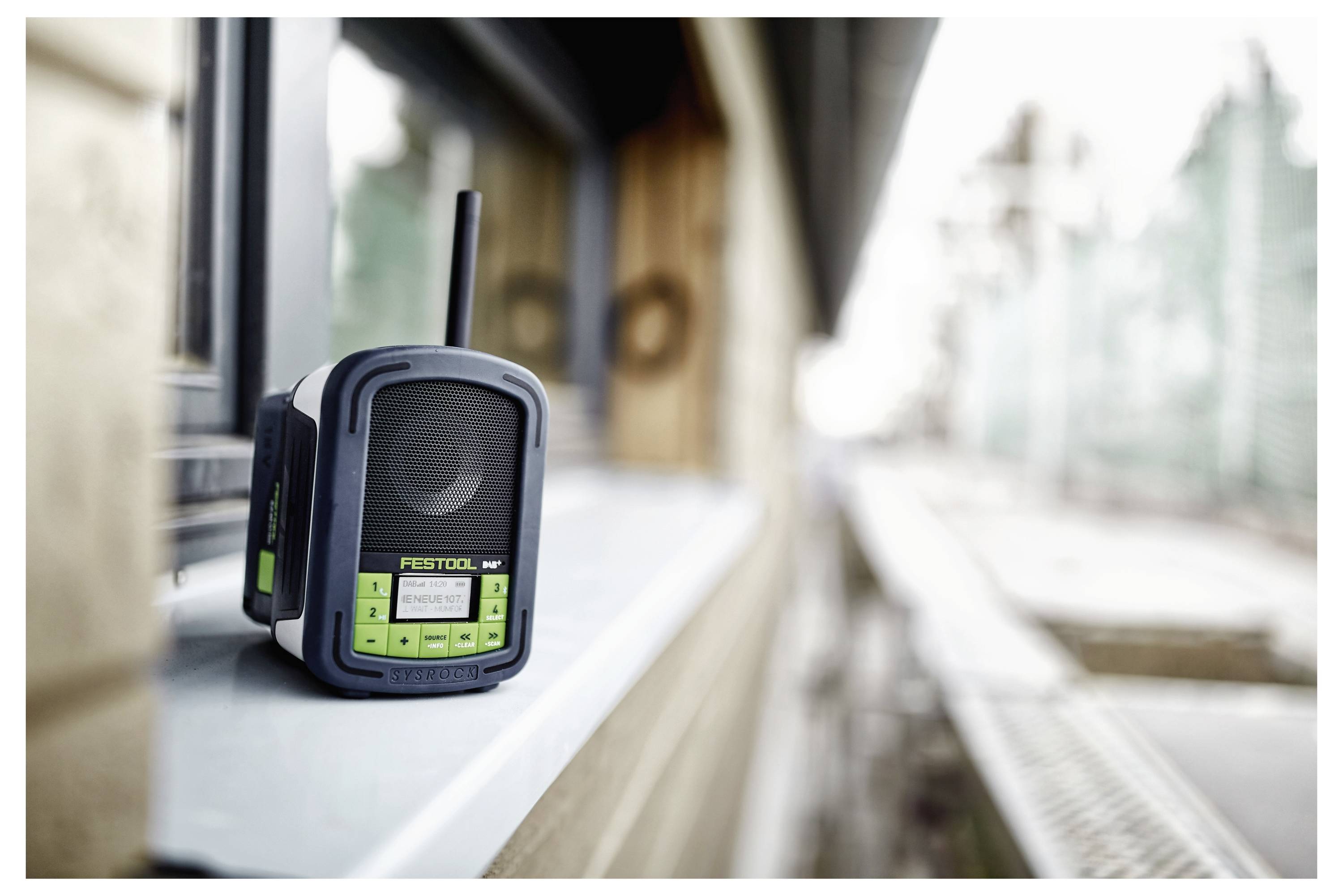 Festool BR 10 DAB+ Radio da cantiere FM, DAB+ AUX, Bluetooth, USB-2