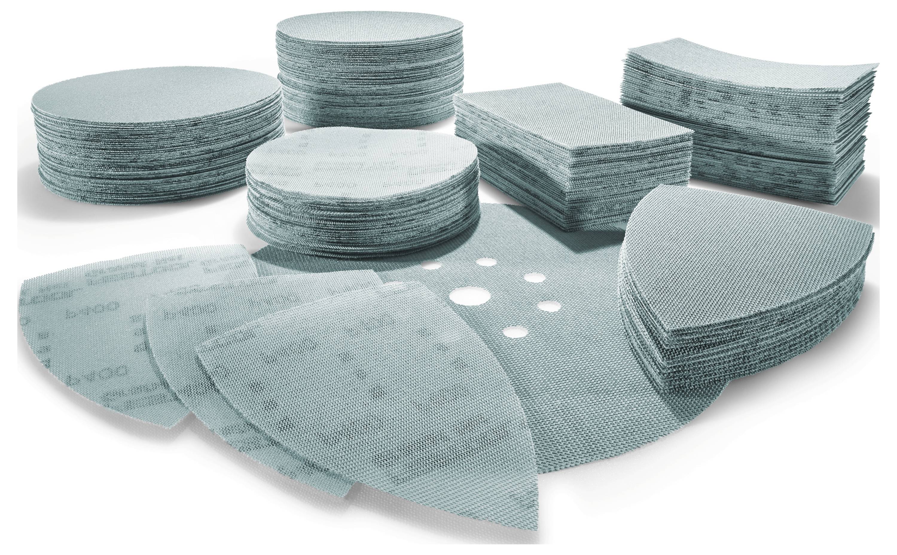 Festool 80x133 P120 GR NET/50 203287 Carta abrasiva con struttura a rete Dimensione dei grani 120 (L x L) 80 mm x 133 mm-3