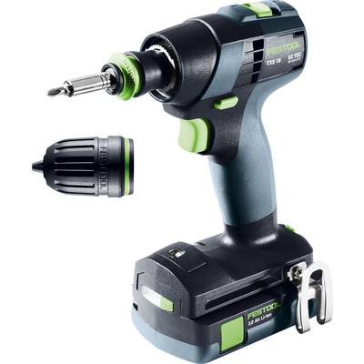 Festool TXS 18 C 3,0-Plus 576895 Trapano avvitatore a batteria 18 V 3 Ah-0