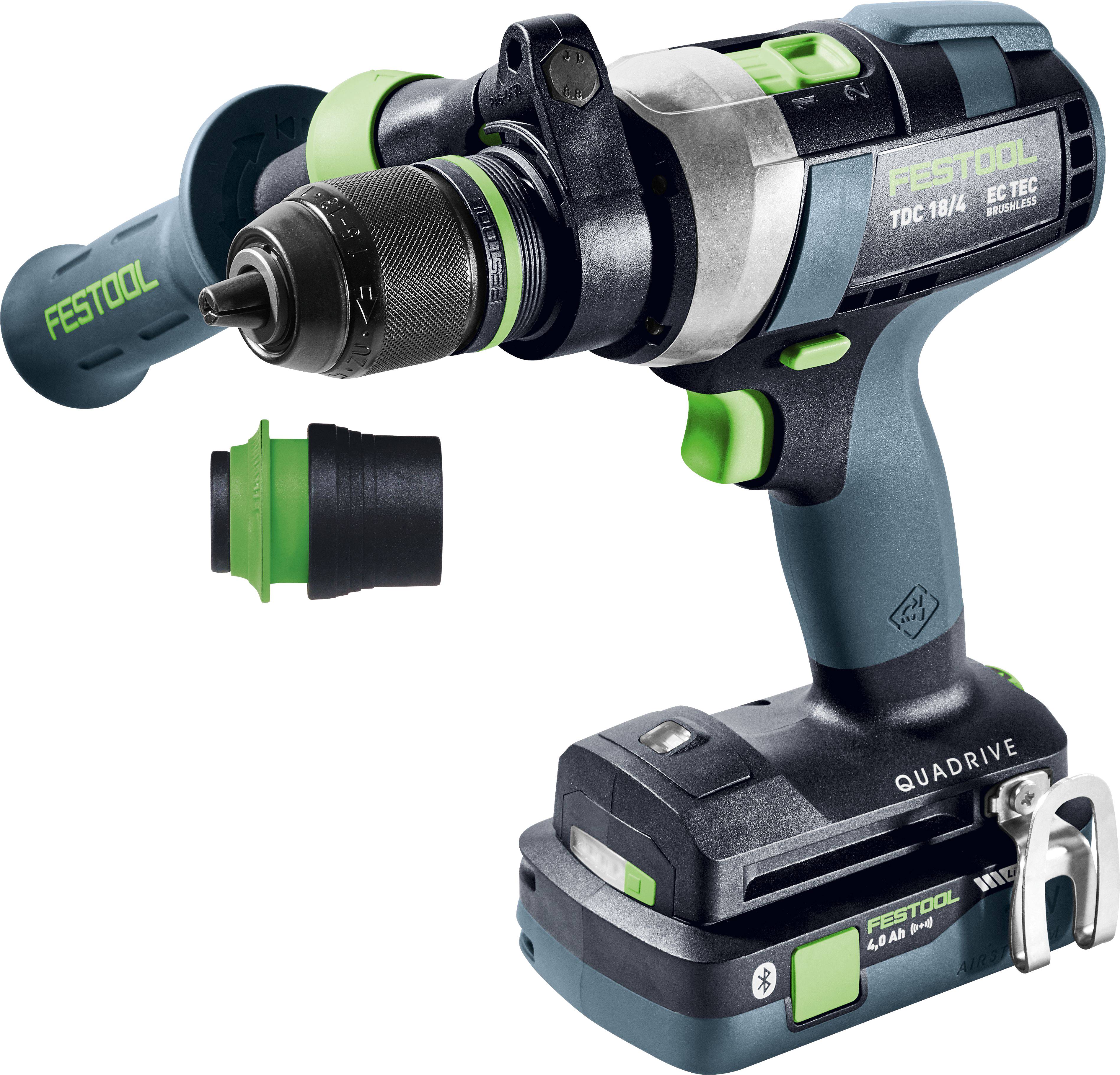 Festool TDC 18/4 5,0/4,0 I-Plus 577649 Trapano avvitatore a batteria 18 V 4 Ah, 5 Ah-0