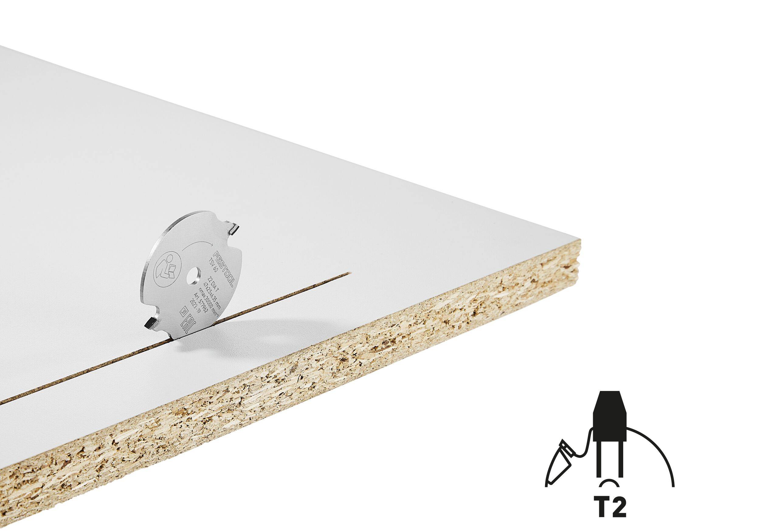 Festool DIA 47x2,5x6,35 T2 577962 Lama circolare per incisione 47 x 6.35 mm Numero di denti: 2 1 pz.-0