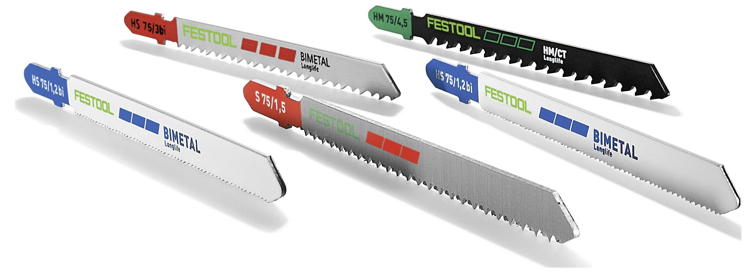 Festool 578072 Kit di lame per seghetto alternativo STS-sort/21 P/M/B. 1 pz.-3