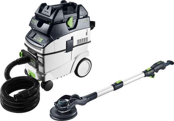 Festool LHS 2 225 EQI/CTM 36-Set 578425 Kit levigatrice a collo lungo e aspiratore 400 W 220 mm Ø 225 mm