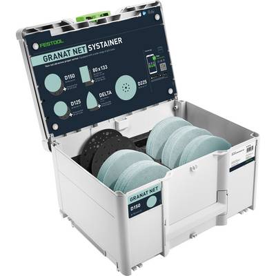 Festool 578718 Scatola per dischi abrasivi Dimensione dei grani=60, 80, 120, 180, 240 1 pz.-0