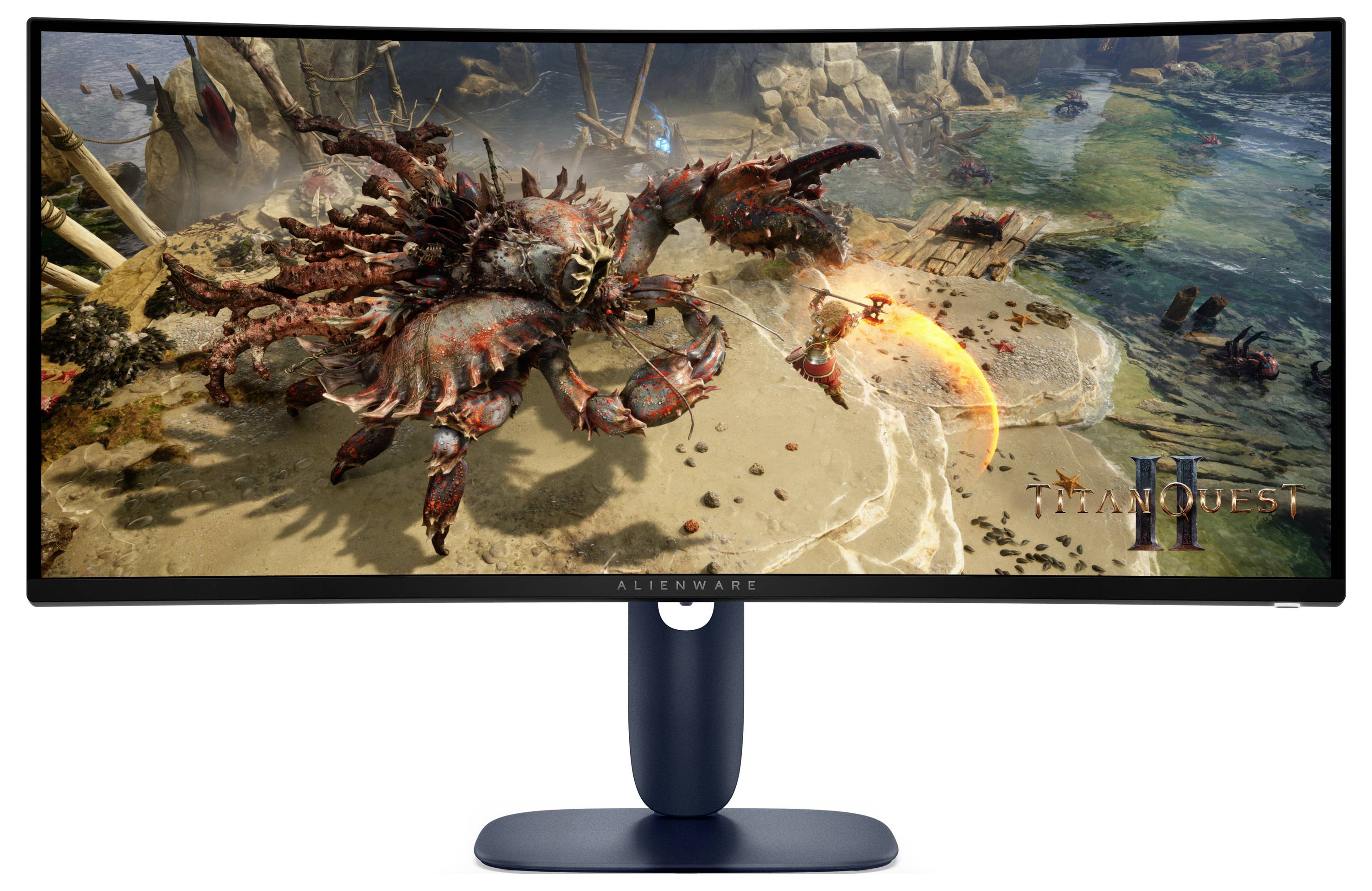 Alienware DELL - Alienware AW3425DWM - LED-Monitor - Gaming - gebogen - 86.43 cm (34"") Monitor da gioco ERP G (A - G) 8-8