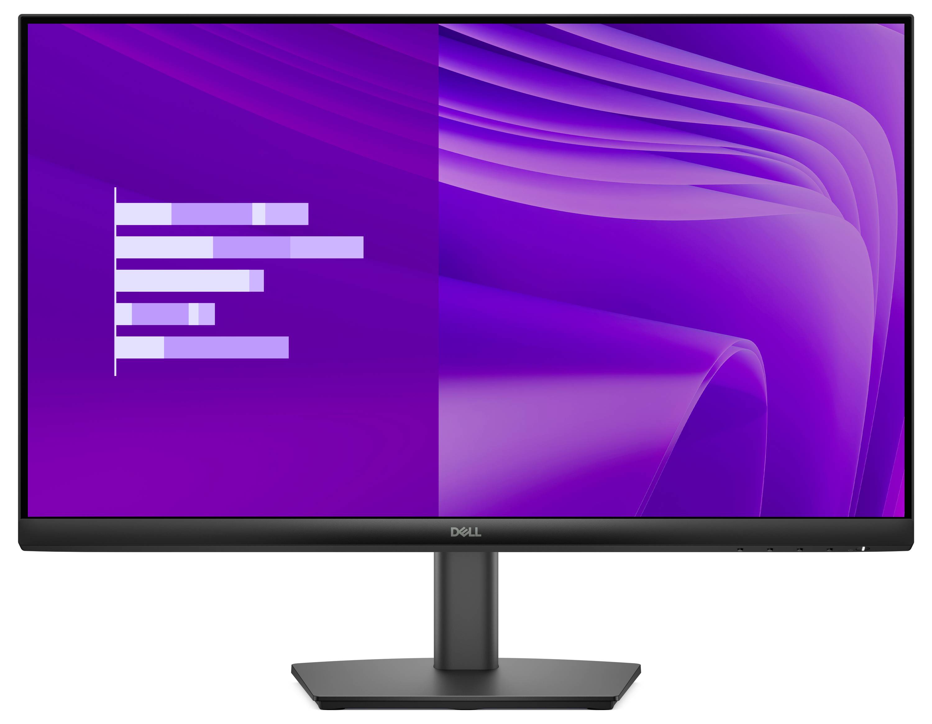 Vista posteriore di un monitor che mostra varie porte, tra cui connessioni di alimentazione, HDMI, DisplayPort e VGA.