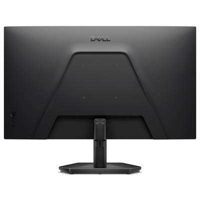 L'immagine mostra la vista posteriore di un monitor Dell con supporto e compatibilità di montaggio VESA.