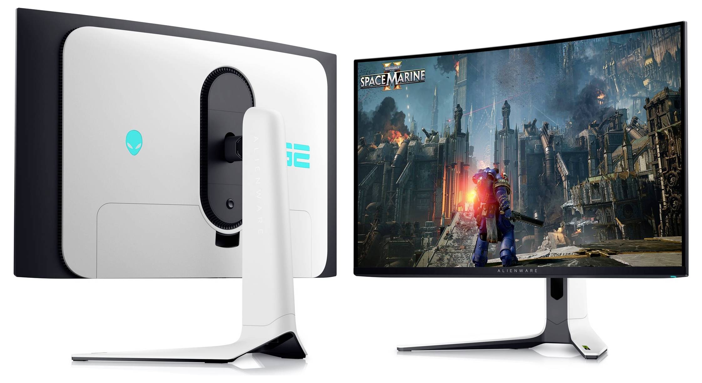 Alienware Alienware AW3225QF Monitor PC 81.3 cm (32) 3840 x 2160 Pixel 4K Ultra HD QD-OLED Monitor da gioco ERP G (A - G-6