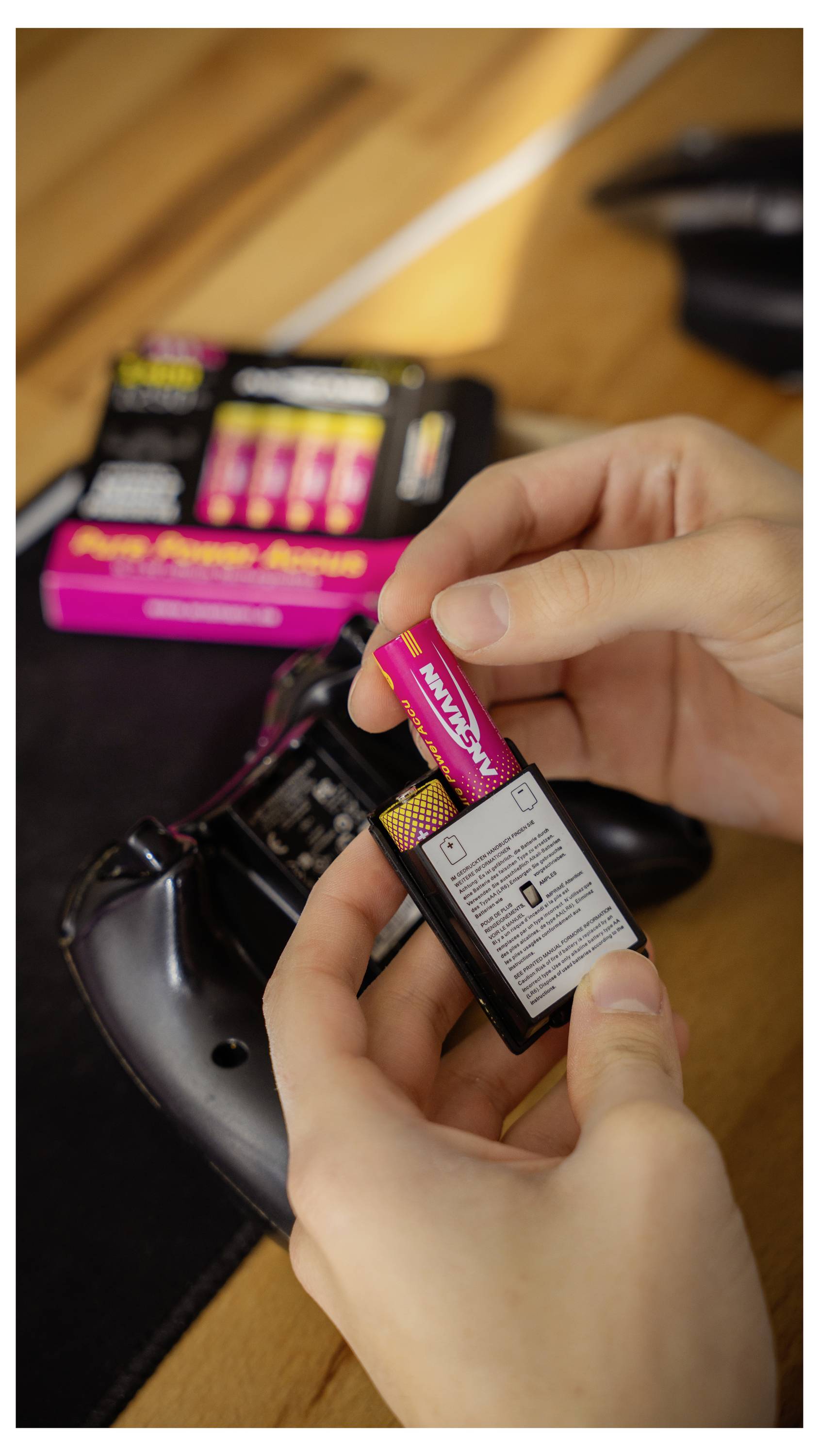 Ansmann Li-Ion Akku Mignon AA Typ 3500 (min. 3200 mAh) Kit batterie ricaricabili Li-Ion 3250 mAh 1.2 V 1 pz.-3