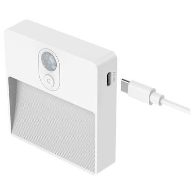 Ansmann Sensor-Nachtlicht NL5R wiederaufladbar 1600-0481 Lampada da notte con rilevatore di movimento Rotondo LED (monoc-3