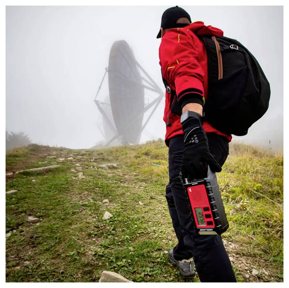 Midland ER 300 Pro Radio di emergenza AM, FM Bluetooth, Radio di emergenza, FM, AM, USB Manovella, Pannello solare, Funz-8