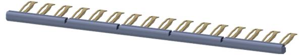 Siemens 3RQ4901-0D Pettine di connessione 10 pz.