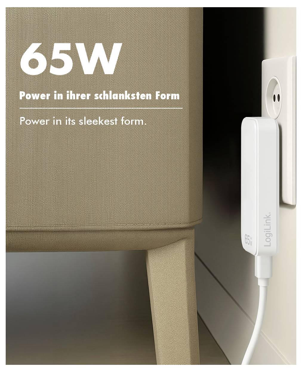 LogiLink PA0368 Caricatore USB Presa USB-A completamente schermata, presa USB-C® Carica rapida 4.0, Consegna di potenza -3