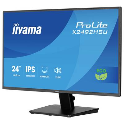 Iiyama ProLite Monitor LED ERP B (A - G) 61 cm (24 pollici) 1920 x 1080 Pixel 16:9 3 ms HDMI ™ IPS LED-5