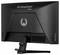 Monitor da gioco 'Iiyama G-Master Red Eagle', vista posteriore che mostra il supporto, il logo e il design del pannello.