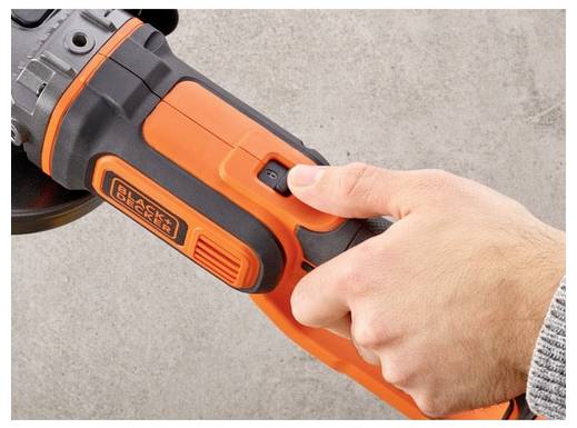 Black & Decker BCG720N-XJ Smerigliatrice angolare a batteria 125 mm senza batteria, senza caricatore, incl. accessori 18-7