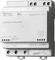 Dispositivo industriale etichettato 'Alimentatore a Commutazione' con intervallo di ingresso AC 110V-240V e uscita CC 24V 1,5A, utilizzato per applicazioni elettriche.