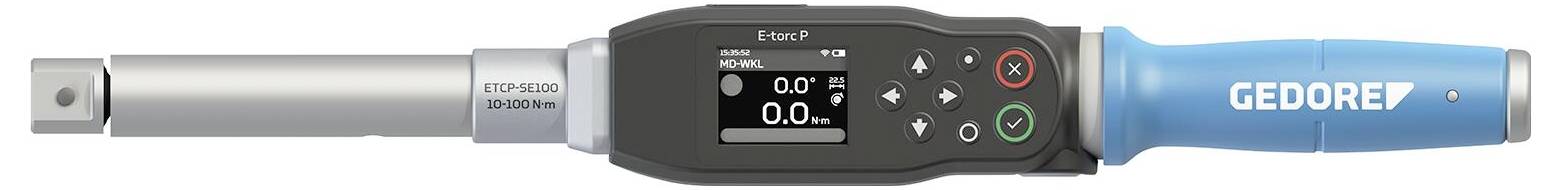 Gedore Elektronischer Drehmomentschlüssel E-torc ETCP-SE100 Chiave dinamometrica 9 x 12 mm 10 - 100 Nm-1