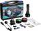 Kit "Olight Warrior X Turbo" che presenta una torcia tattica, lenti colorate, cavo di ricarica e custodia di trasporto esposti su uno sfondo bianco.