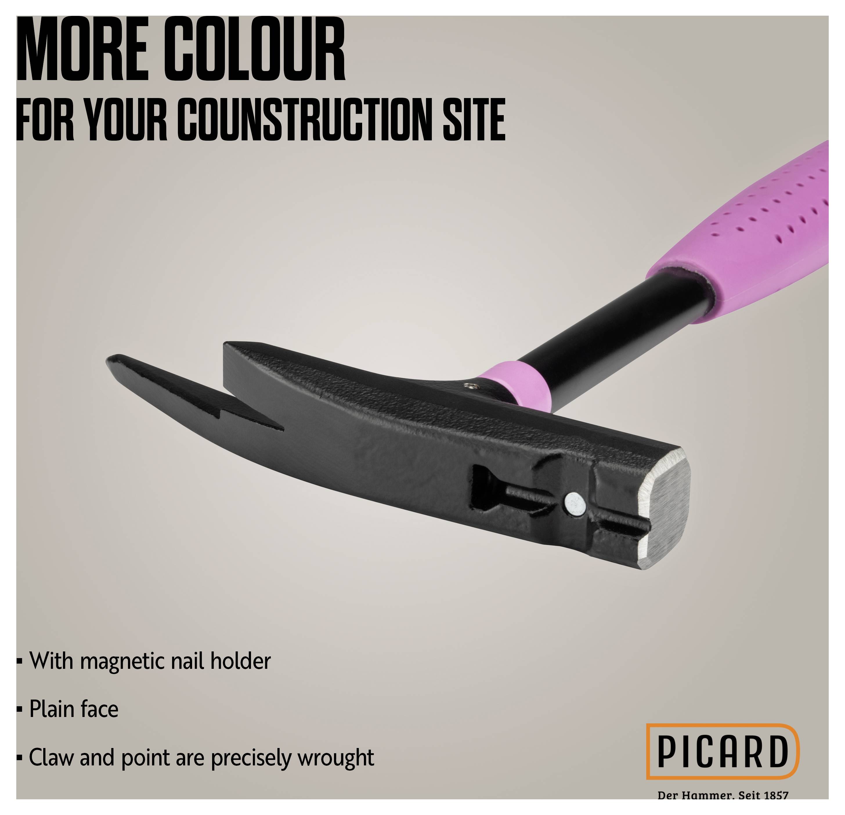 Picard 0062600 Martello da carpentiere 760 g 320 mm DIN 7239 1 pz.-11