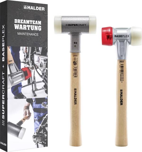 Halder  Aktionsbox Dreamteam  3366s001  Kit martello  antirimbalzo  1100 g  130 mm    2 pz.