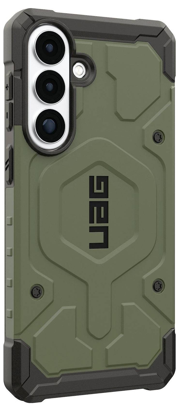 Urban Armor Gear Pathfinder Custodia Samsung Galaxy S26+ Olive Compatibile con MagSafe, Con modulo magnetico 21453111727-3