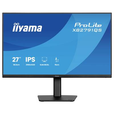Monitor 'iiyama ProLite XB2791QS', display da 27 pollici, risoluzione 2560x1440, pannello IPS, design con cornice sottile.