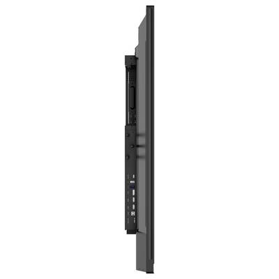 Un monitor per computer nero visto da dietro, con un supporto collegato. Il nome del marchio 'iiyama' è visibile nella parte superiore.